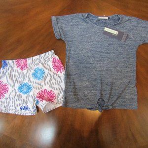 Neatie Kiddie girls shorts outfit size 6